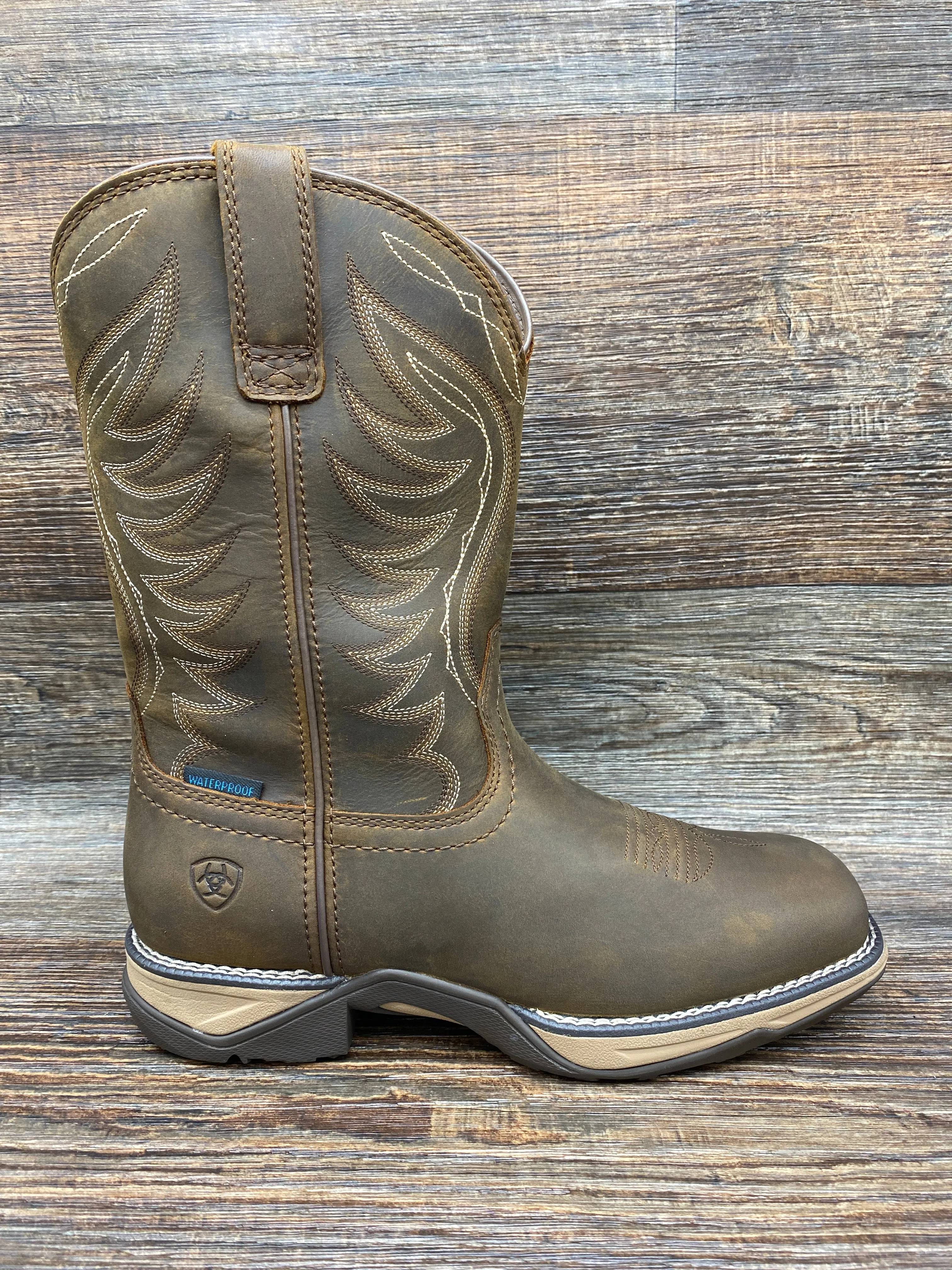 10029528 Women's Anthem H2O Waterproof Square Toe Work Boot by Ariat