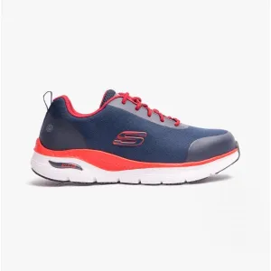 200086EC/NVRD 200086EC/NVRD ARCH FIT SR - RINGSTAP Mens Safety Trainers Navy/Red