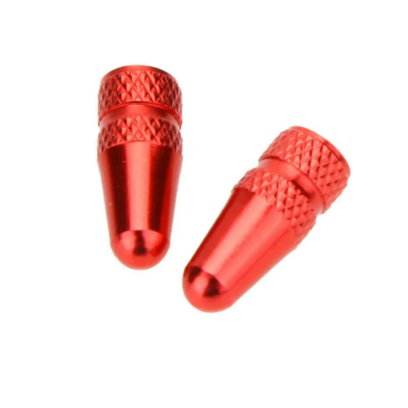 2pcs Aluminium Alloy MTB Bicycle Road Bike Presta Valve Mouth Cover Tyre Wheel Rims Stem Air Valve Dust Cap