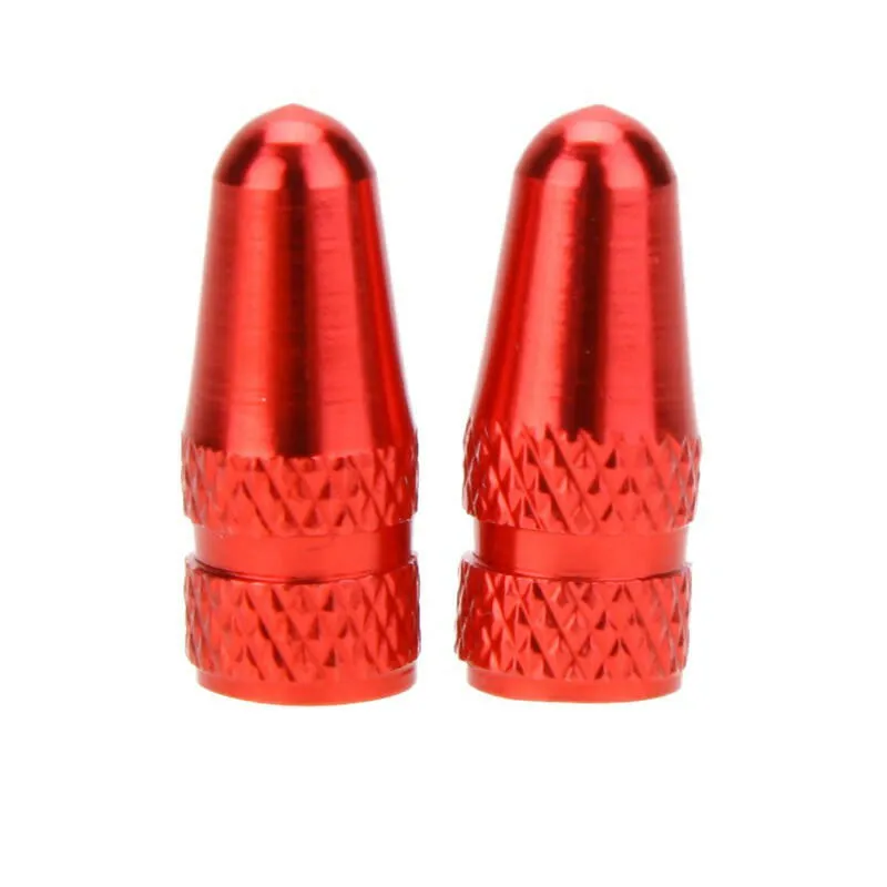 2pcs Aluminium Alloy MTB Bicycle Road Bike Presta Valve Mouth Cover Tyre Wheel Rims Stem Air Valve Dust Cap