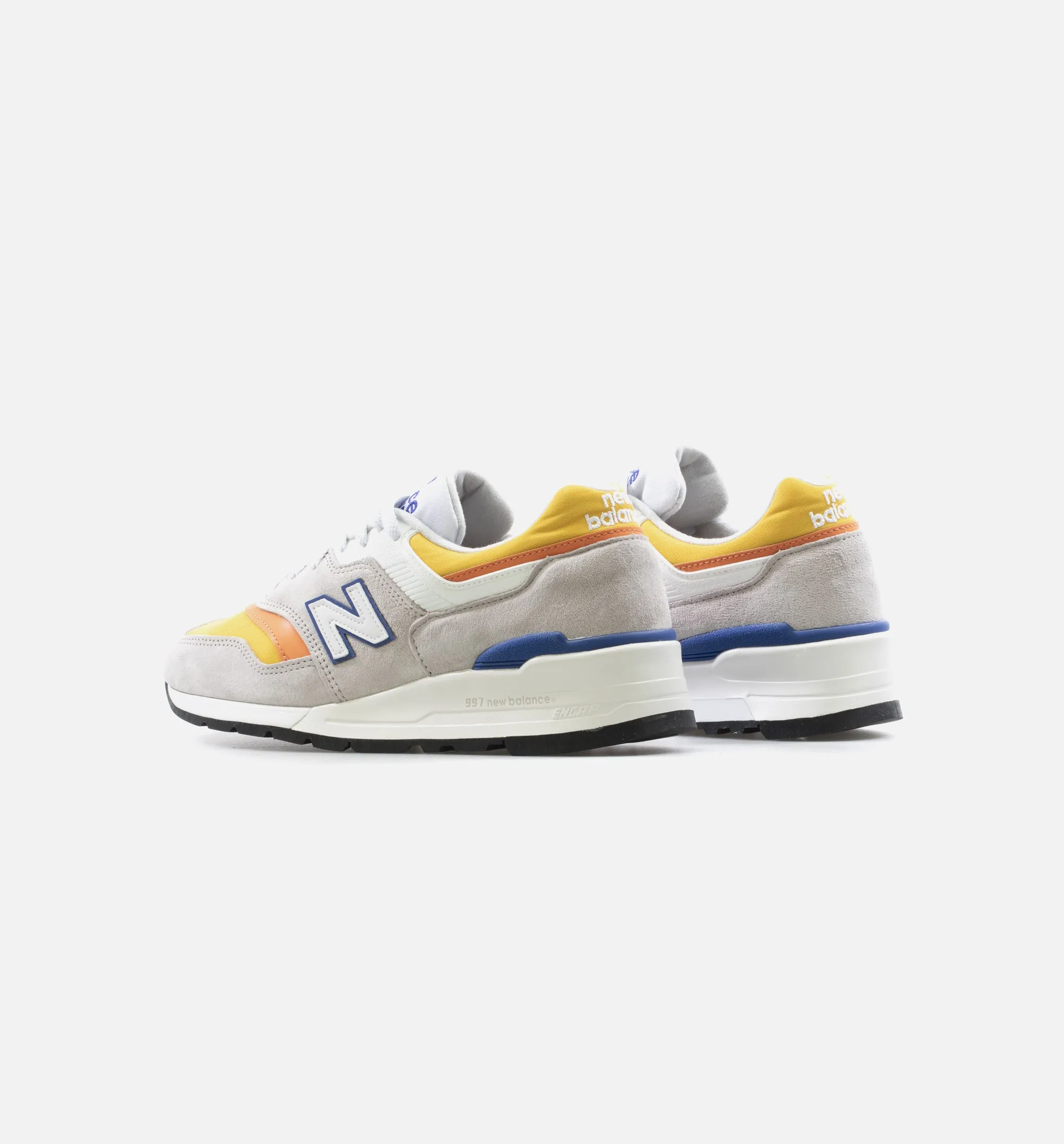 997 Made In USA Mens Lifestyle Shoe - Grey/Orange