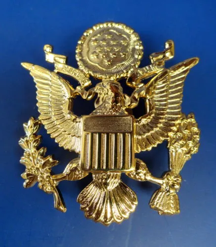 AAF OFFICERS CAP BADGE