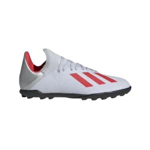 Adidas 19.3 Tf J  Ps/Gs-Boys Turf Shoes White /Orange  F35358