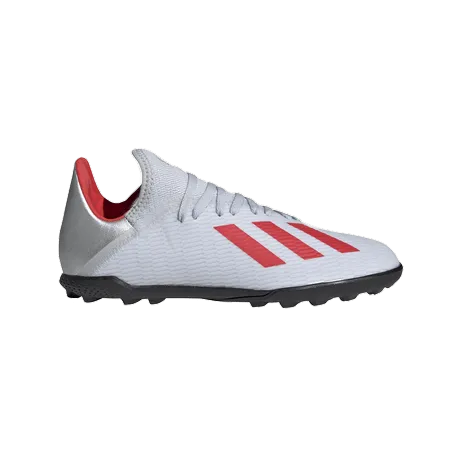 Adidas 19.3 Tf J  Ps/Gs-Boys Turf Shoes White /Orange  F35358