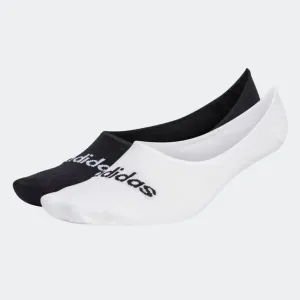 ADIDAS THIN LINEAR BALLERINA SOCKS 2 PAIRS WHITE