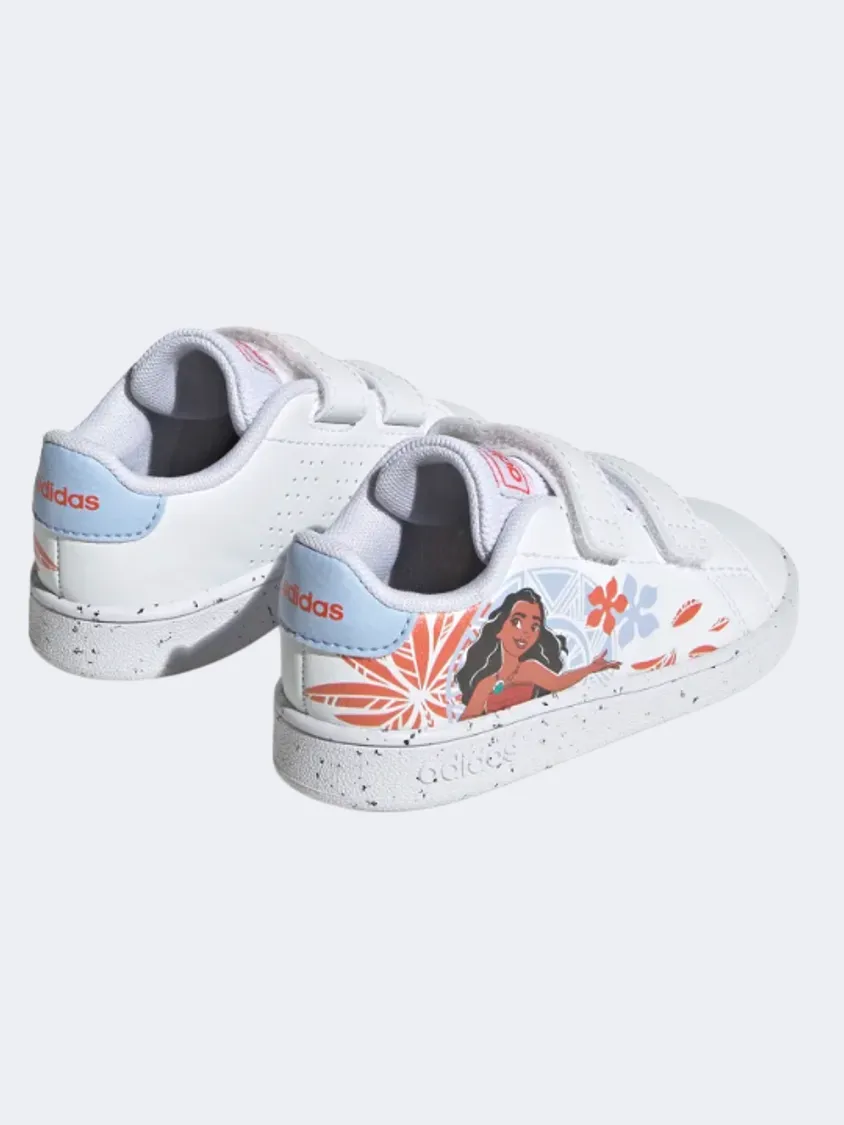 Adidas X Disney Advantage Moana Infant-Girls Sportswear Shoes White/Multi