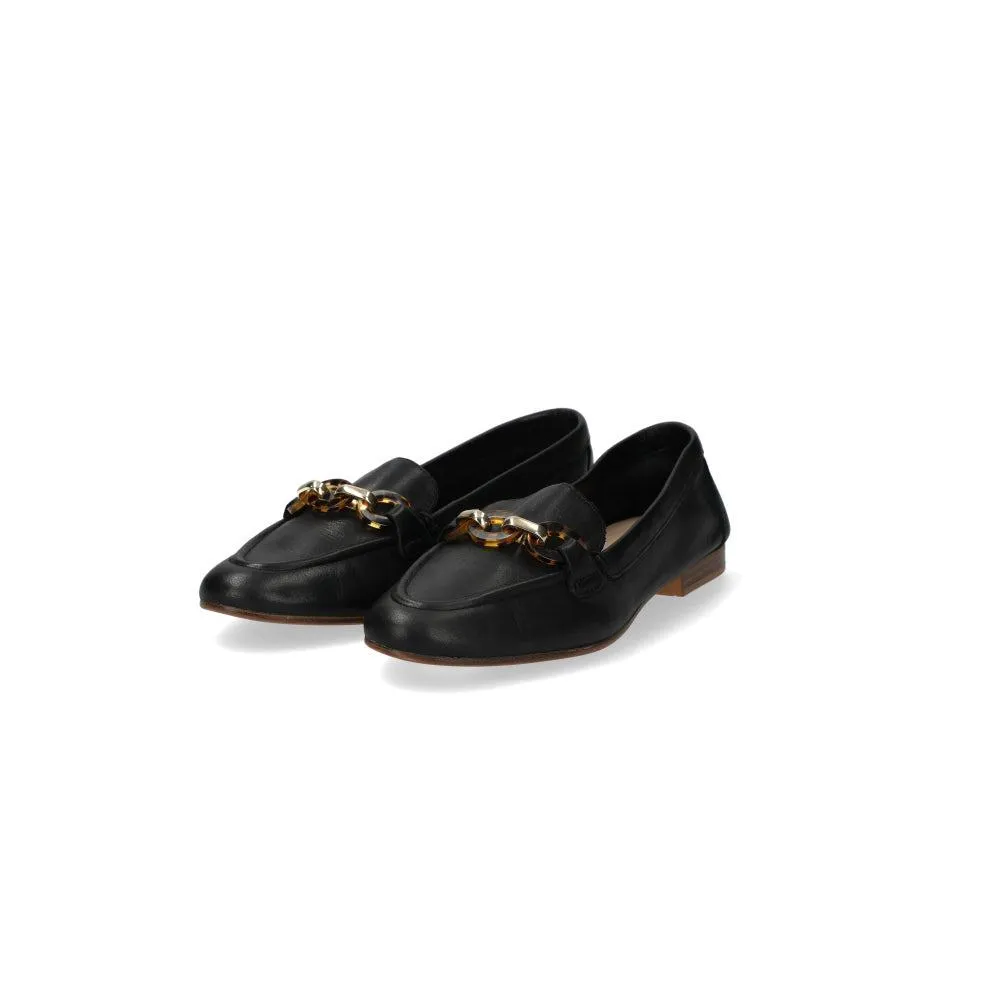 Aldo Formal Loafers Leather Black Colour For Women