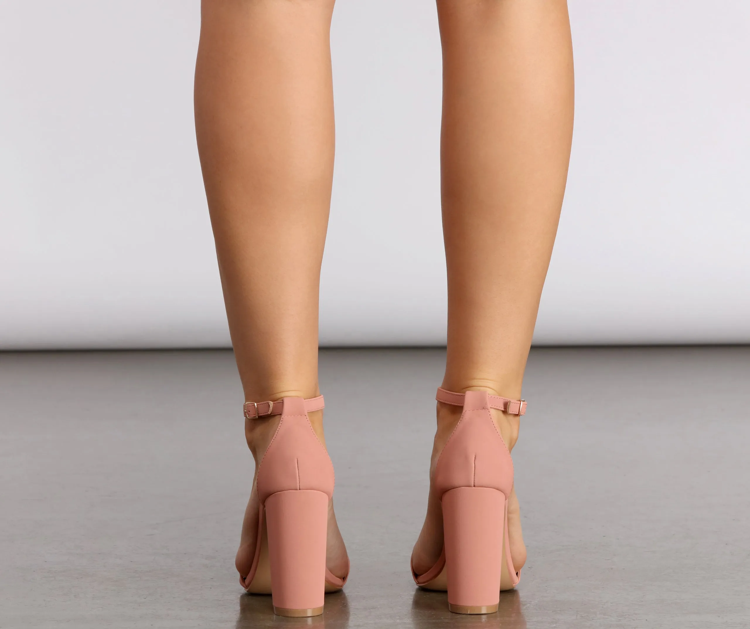 Amozae-Summertime Fine Mauve Faux Nubuck Heels