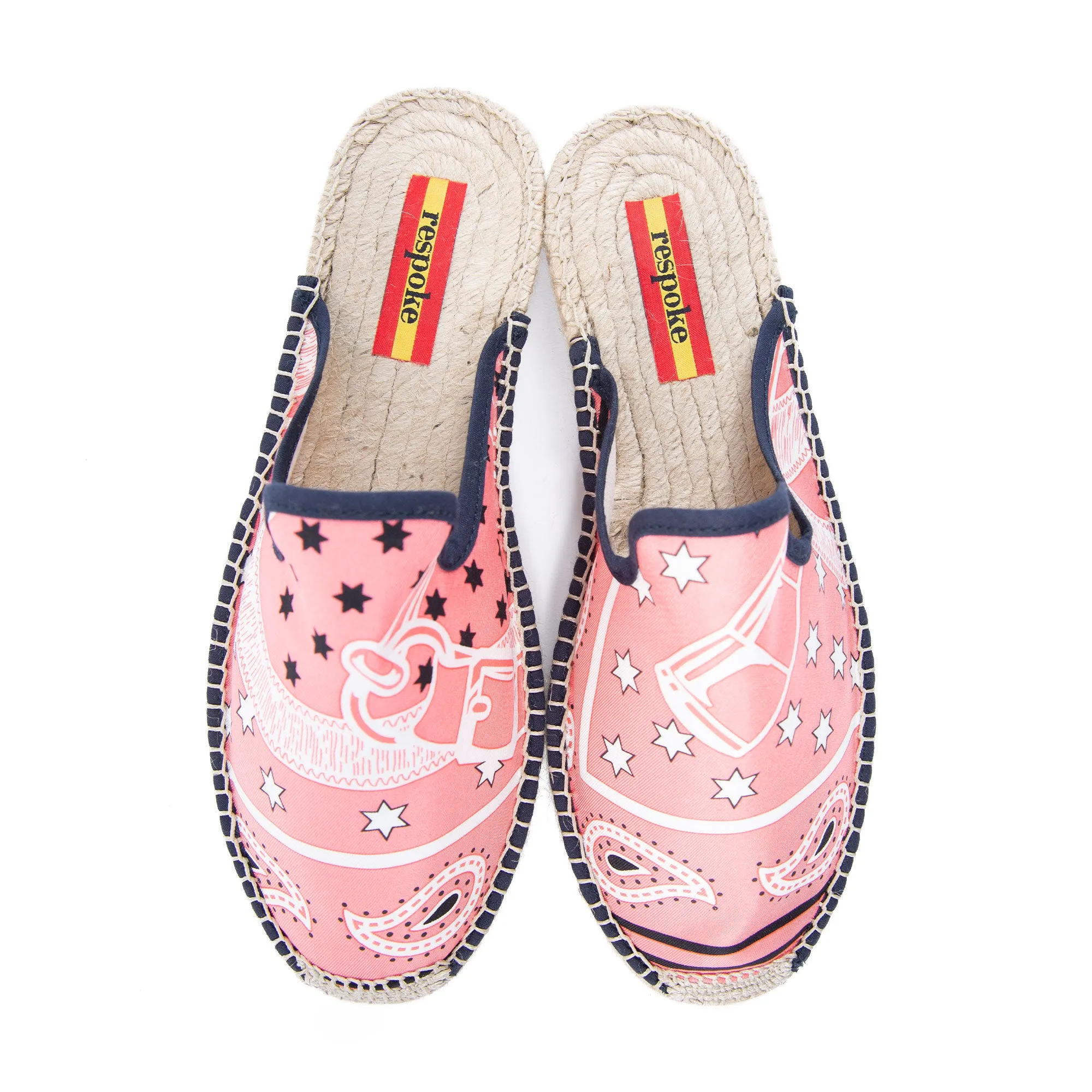 ANGELA Pink Mule Espadrilles