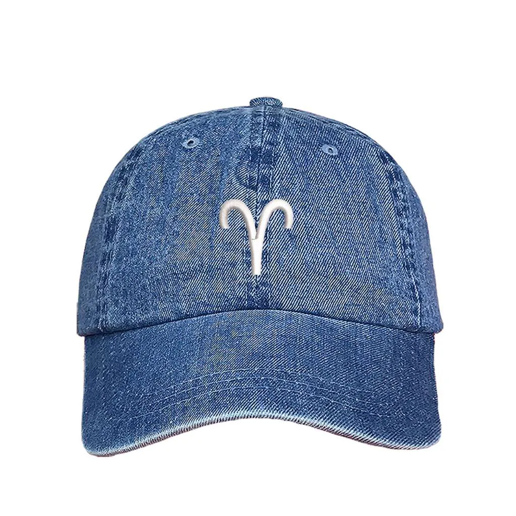 Aries Baseball Hat -   Aries Zodiac Symbol Hat