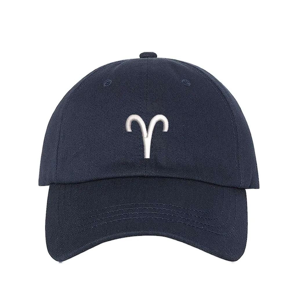 Aries Baseball Hat -   Aries Zodiac Symbol Hat