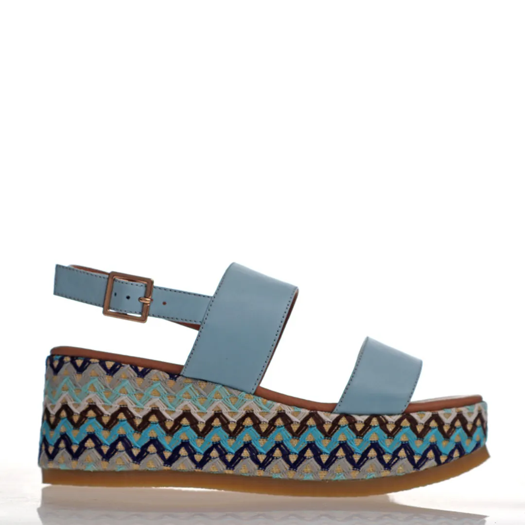 Arty Espadrilles in Powder Blue - Size 40