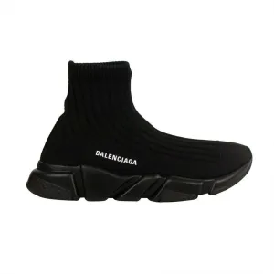 Balenciaga Black Knit 'Speed' Sock Sneakers