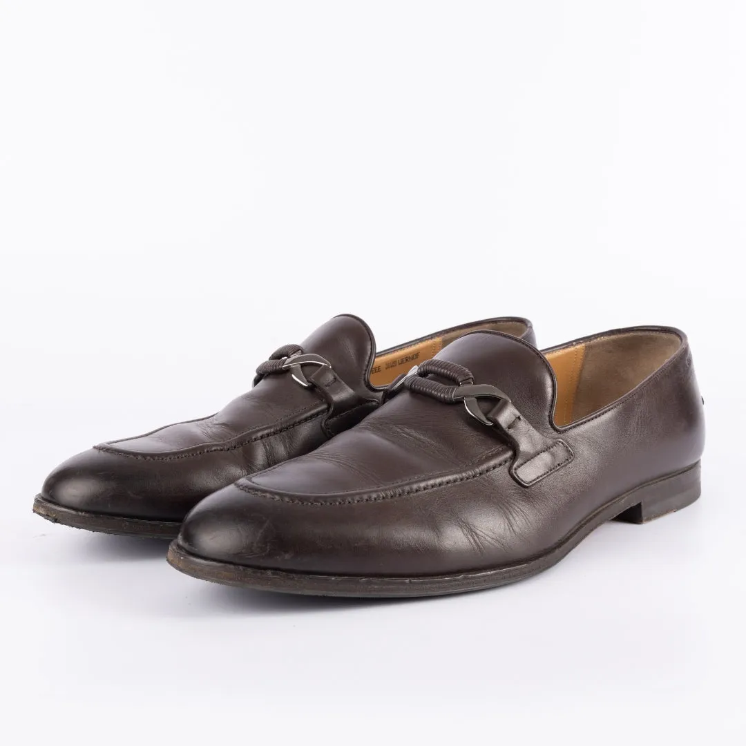 Bally Brown Leather Loafers