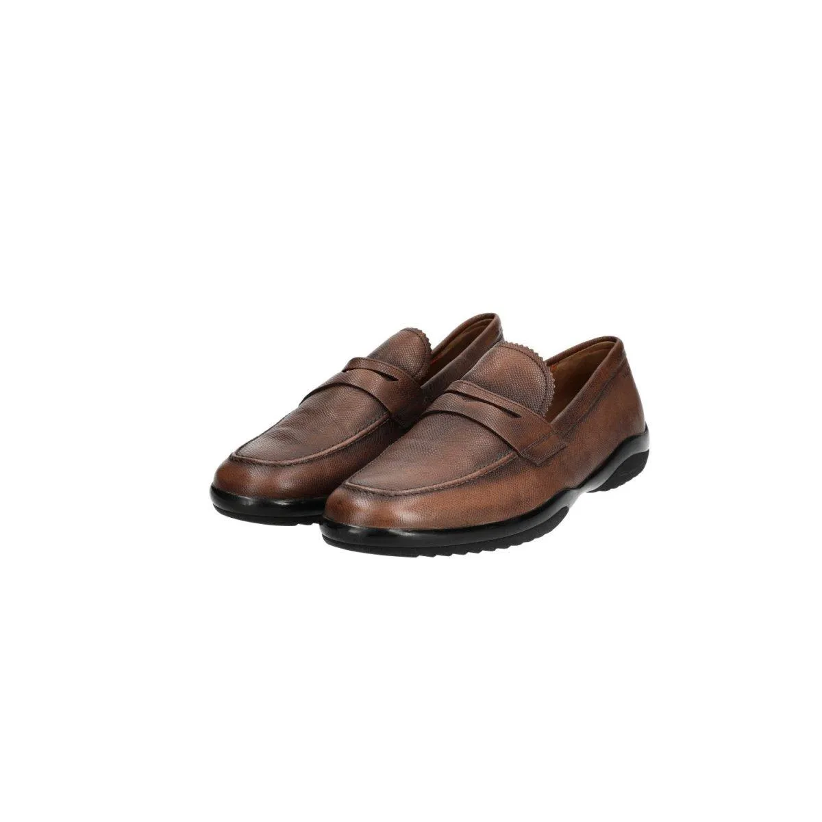 Bally Slipon Loafers Leather Brown Colour For Men