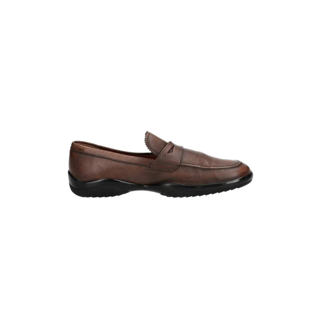 Bally Slipon Loafers Leather Brown Colour For Men