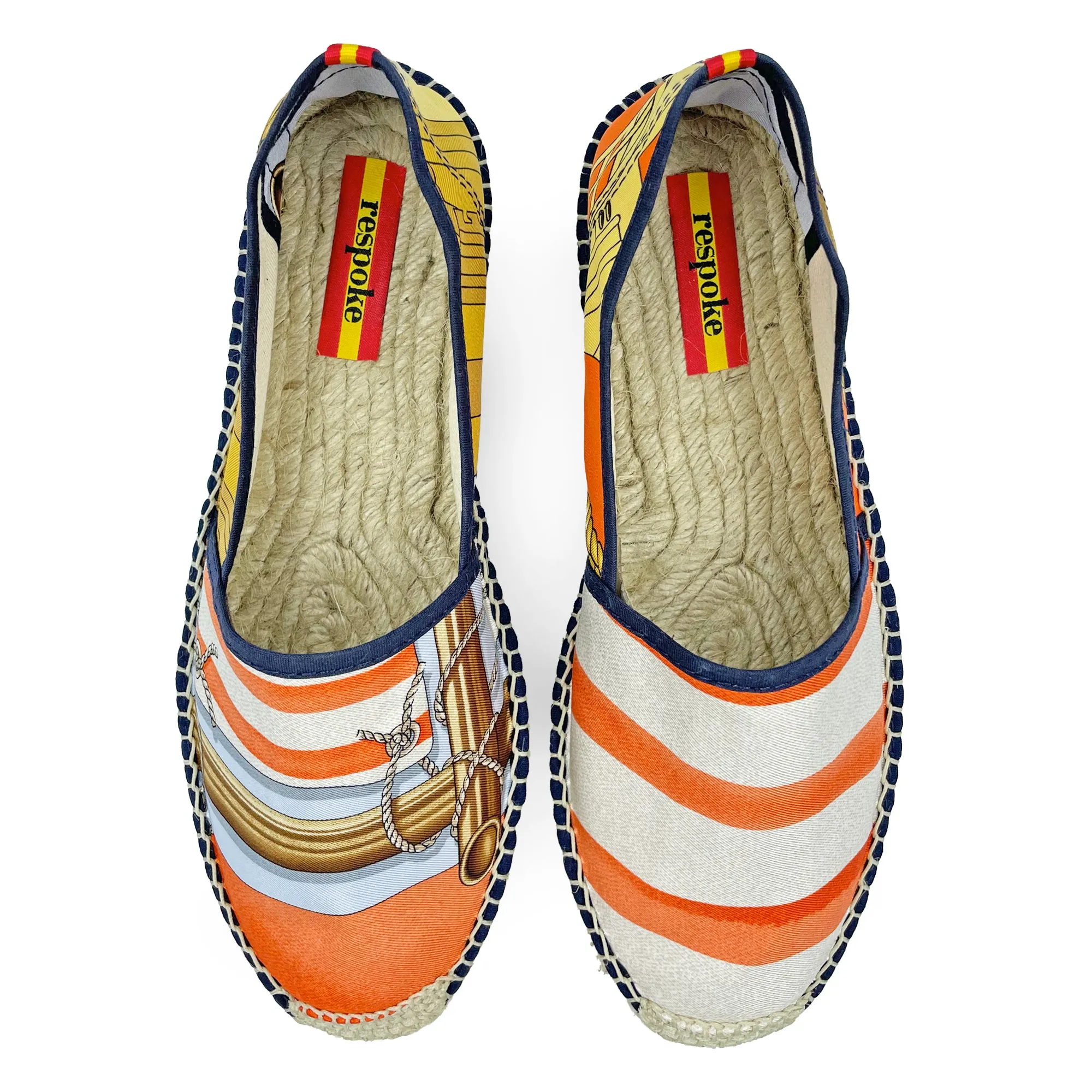 BANDIERA PROUET Orange Classic Espadrilles