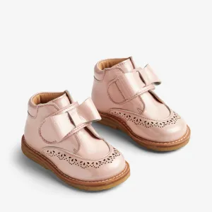 Bootie Velcro Bowy - rose ballet