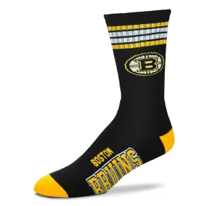 Boston Bruins - 4 Stripe Deuce Socks