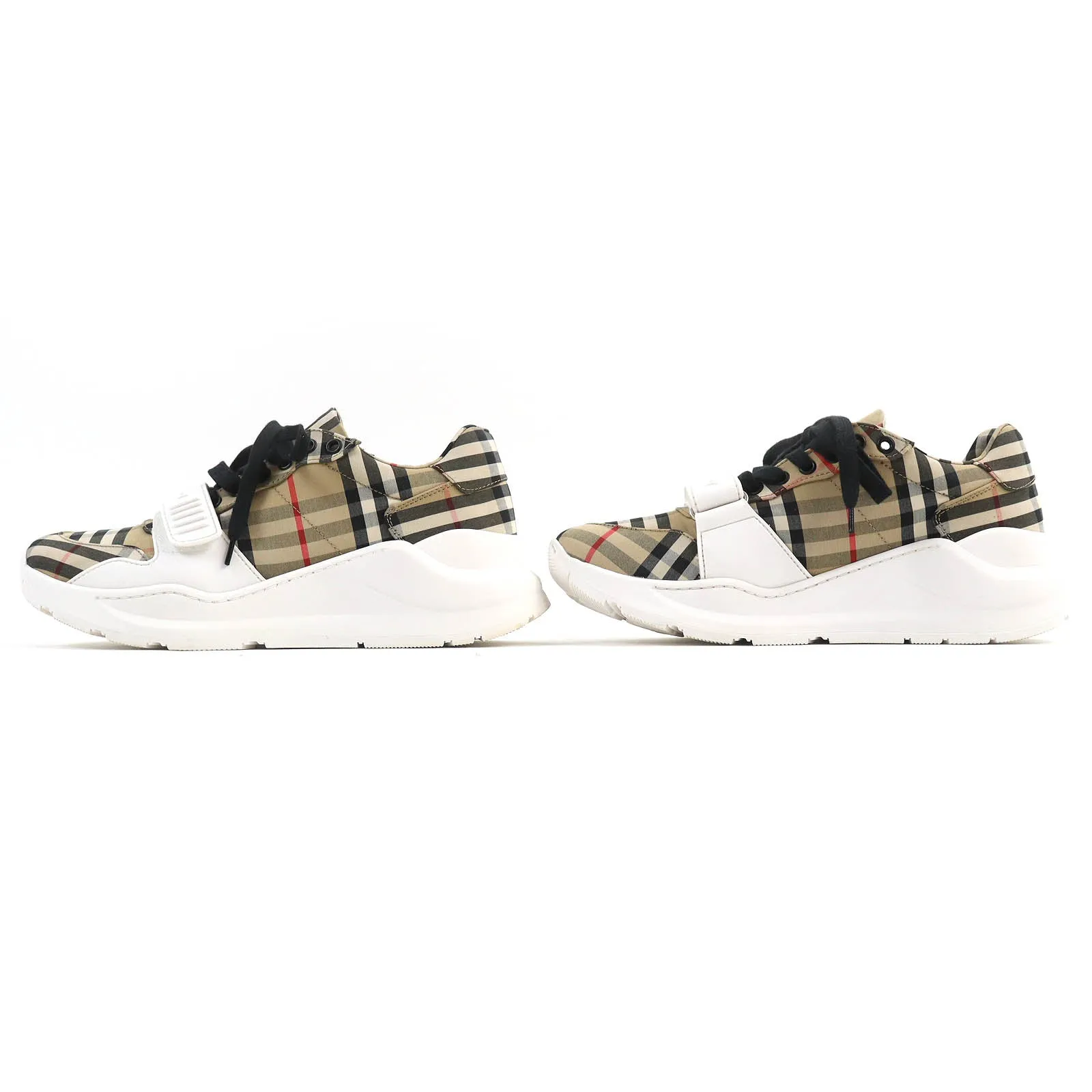 Burberry Nova Check Velcro Sneakers Beige 41