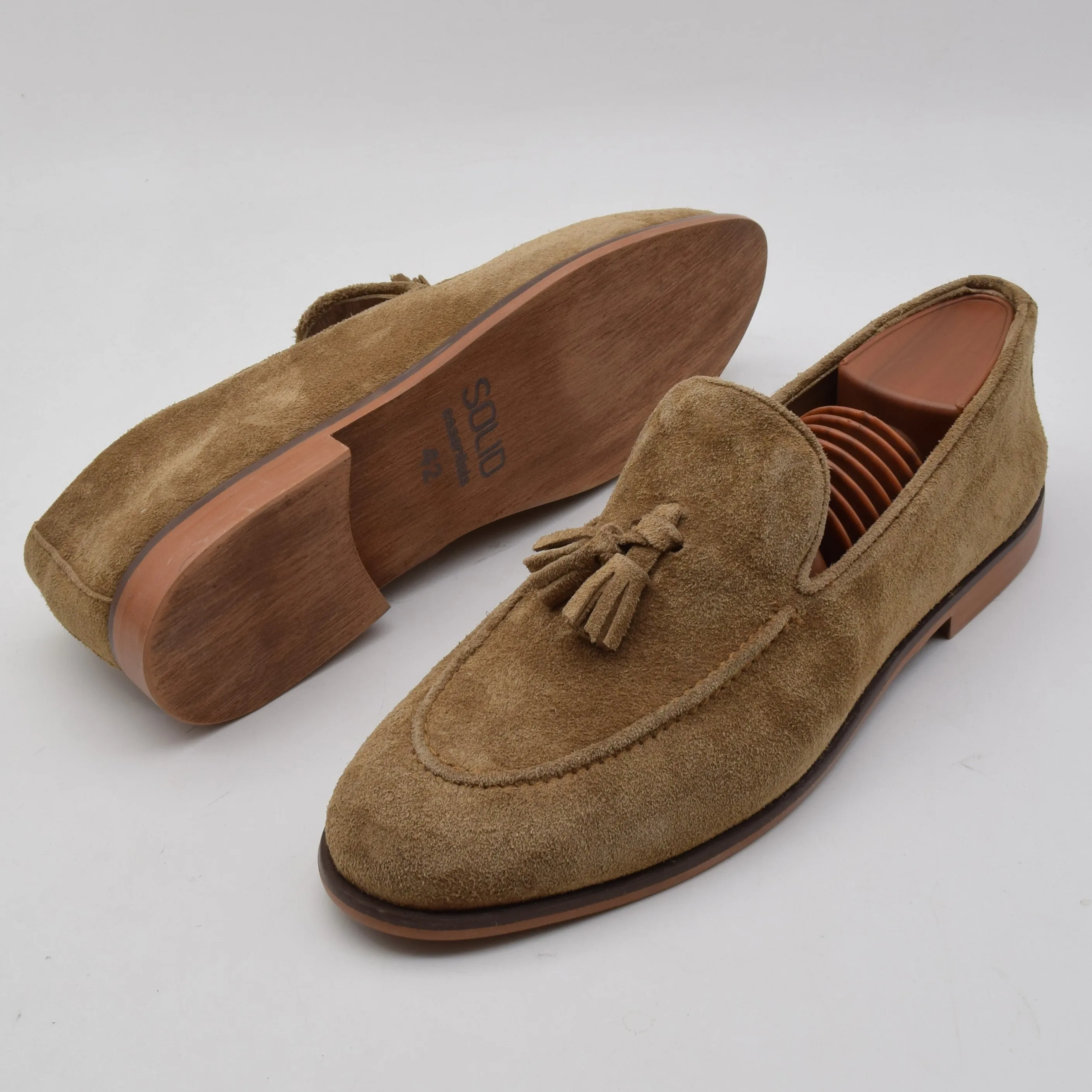 Calf Suede Tassel Loafer