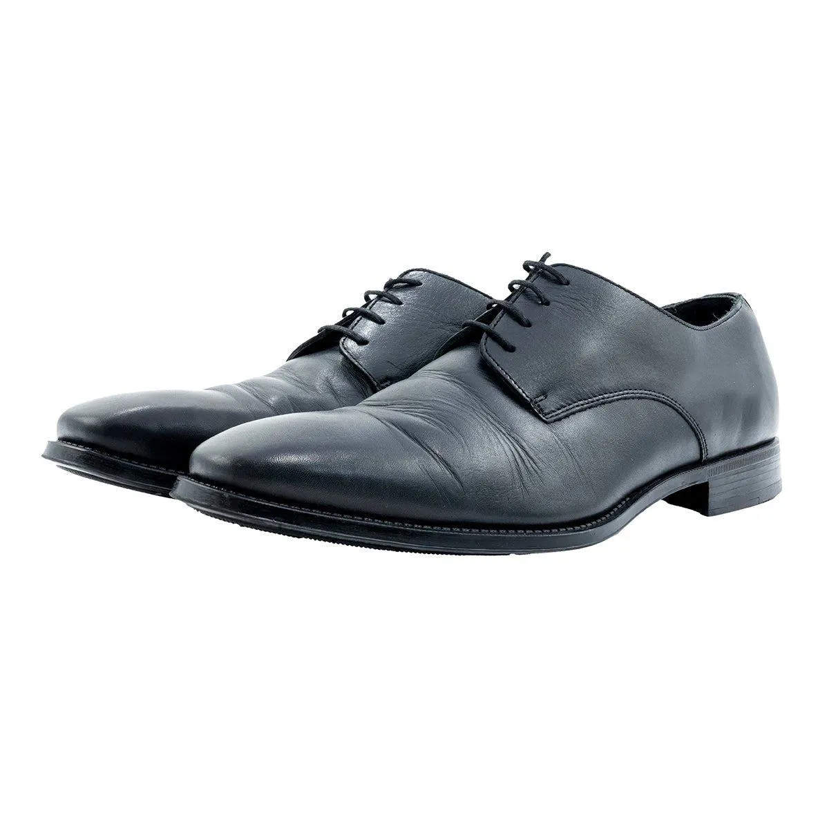 Camp David Formal Lace Ups Leather Black Colour For Men