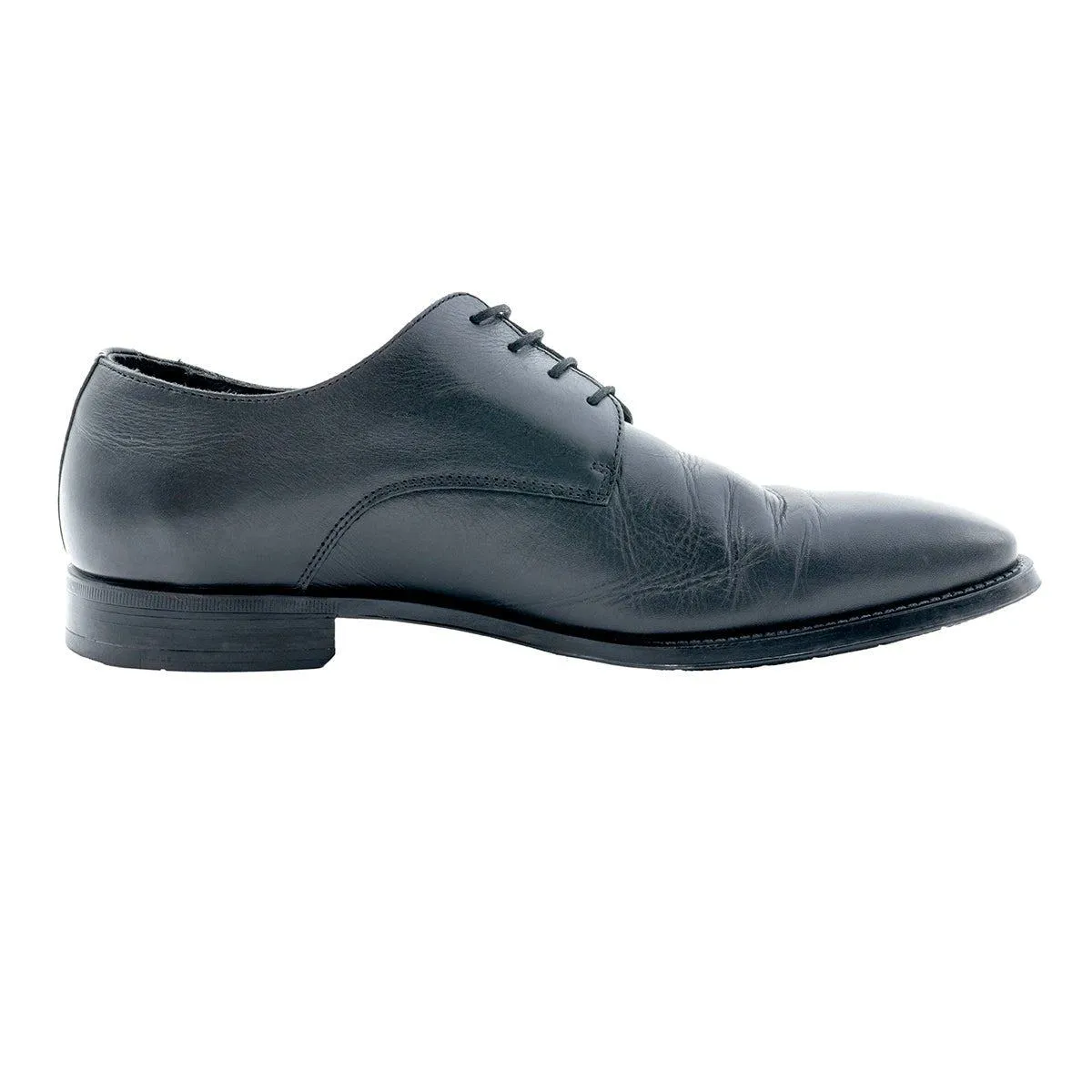 Camp David Formal Lace Ups Leather Black Colour For Men