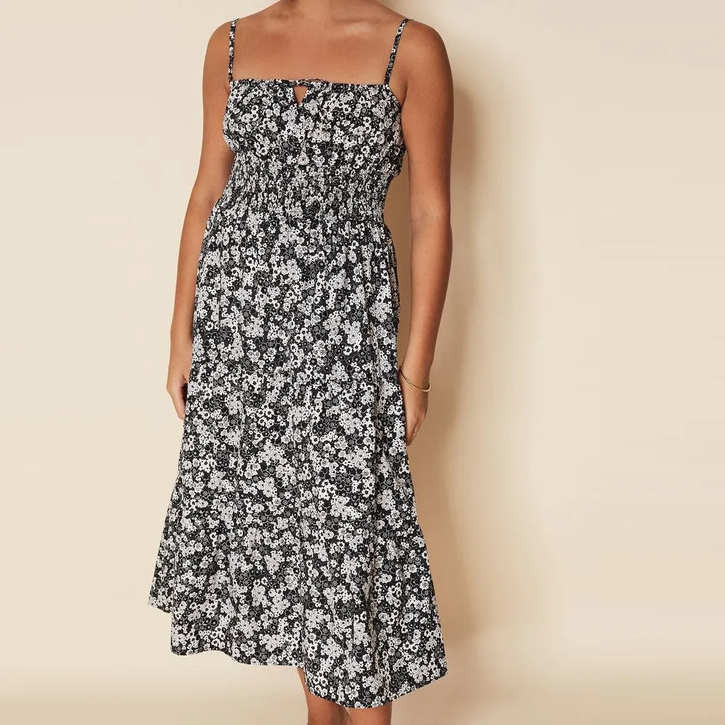 Canyon Midi Dress (Fiorella Floral)