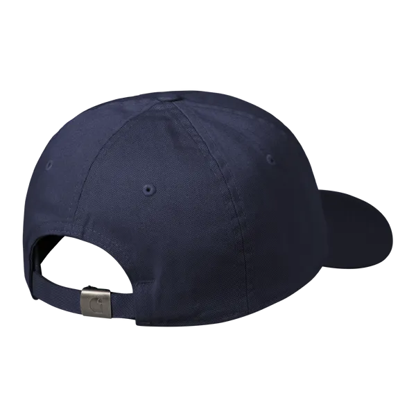 Carhartt WIP Madison Logo Cap - Air Force Blue / White