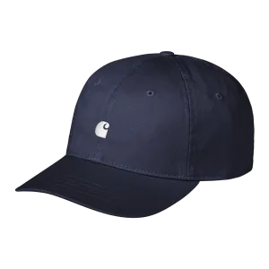 Carhartt WIP Madison Logo Cap - Air Force Blue / White