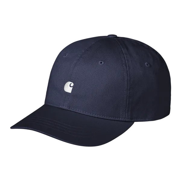 Carhartt WIP Madison Logo Cap - Air Force Blue / White