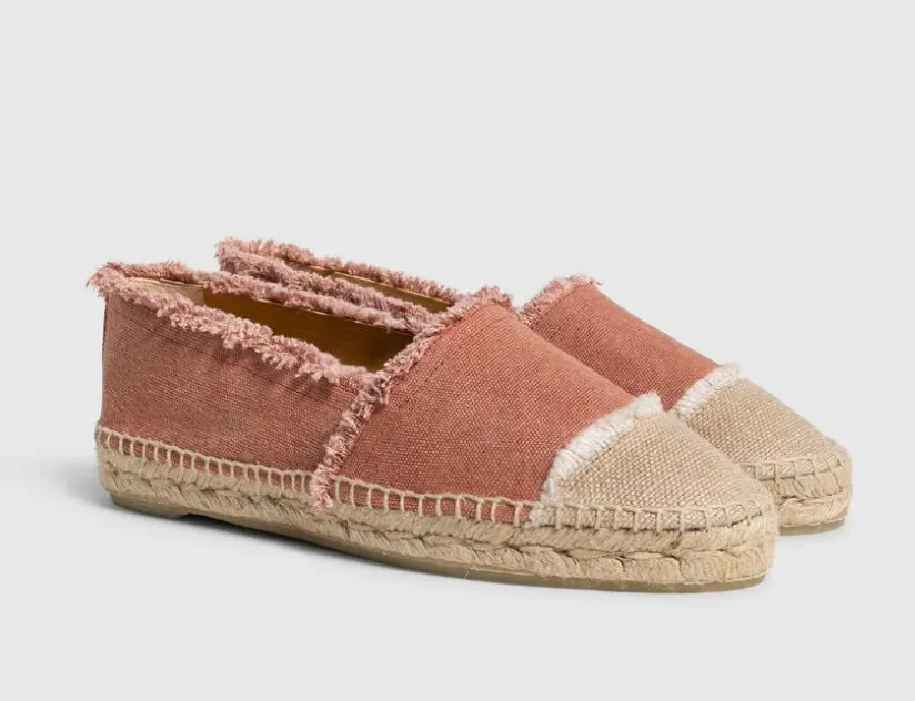 Castaner Kampala Dark Pink Canvas & Jute Espadrilles