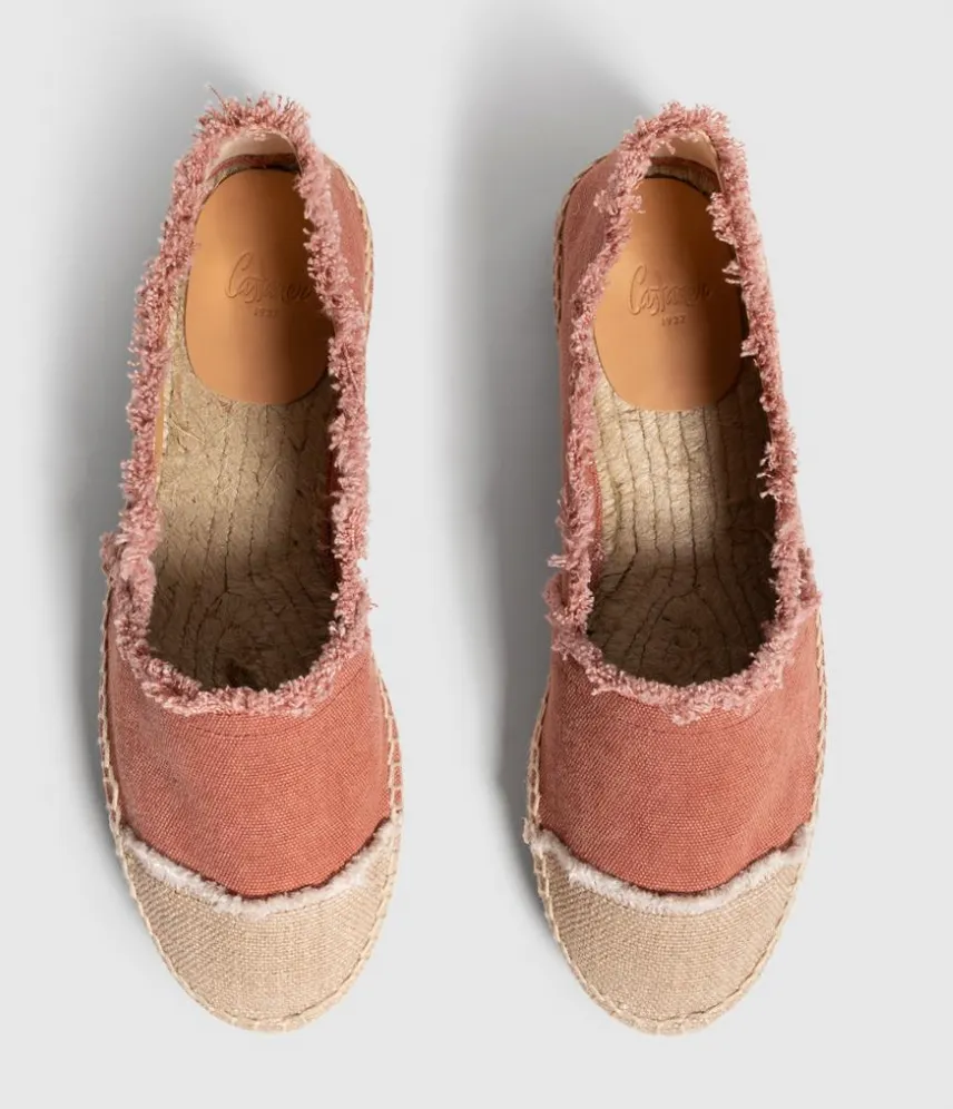 Castaner Kampala Dark Pink Canvas & Jute Espadrilles