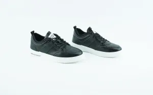 Casual black shoes for men