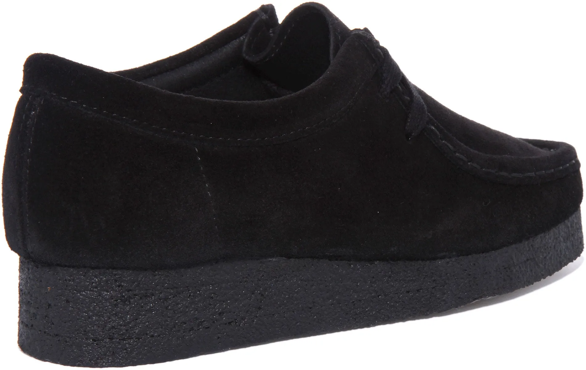 Clarks Originals Wallabee In Black Suede For Women