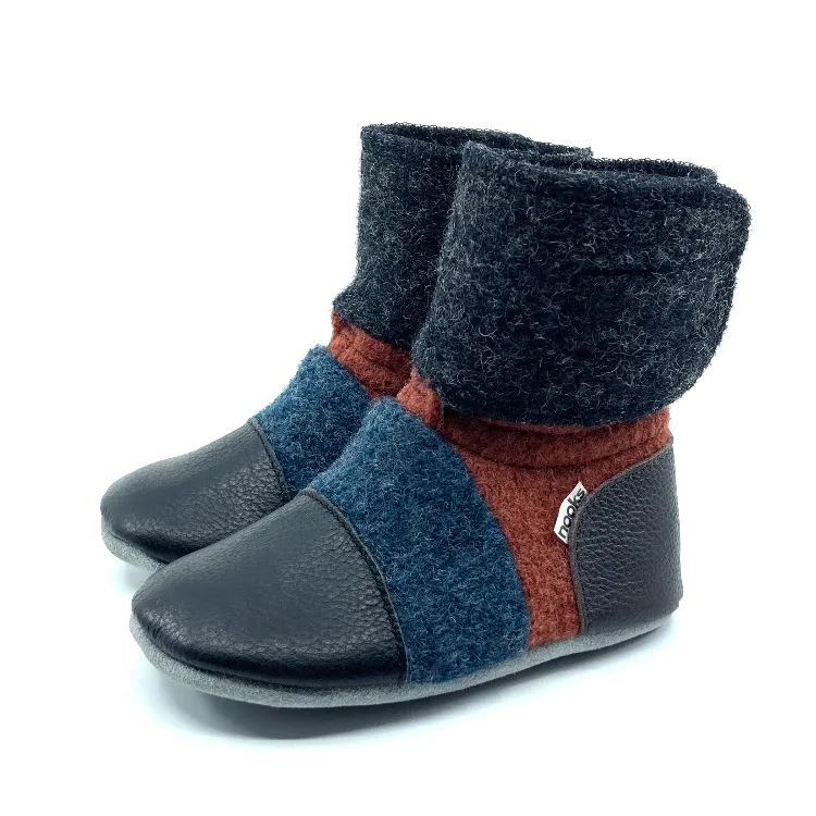 Coho Felted Wool Booties