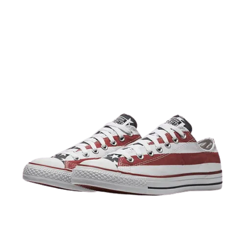 Converse Ct As Print Carryover Unisex Lifestyle Shoes White Red  M3494 Ct