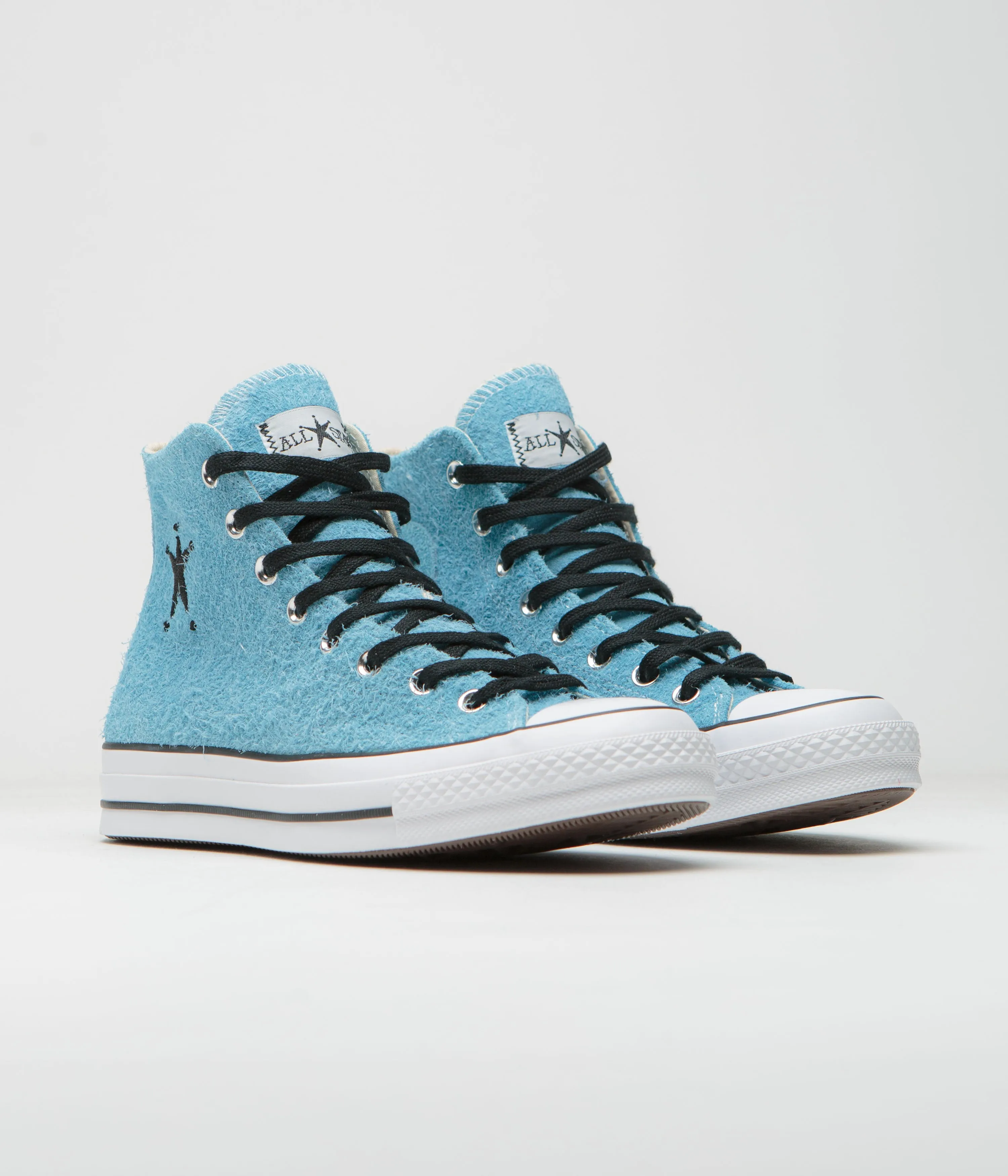 Converse x Stussy Chuck 70 Hi Shoes - Sky Blue