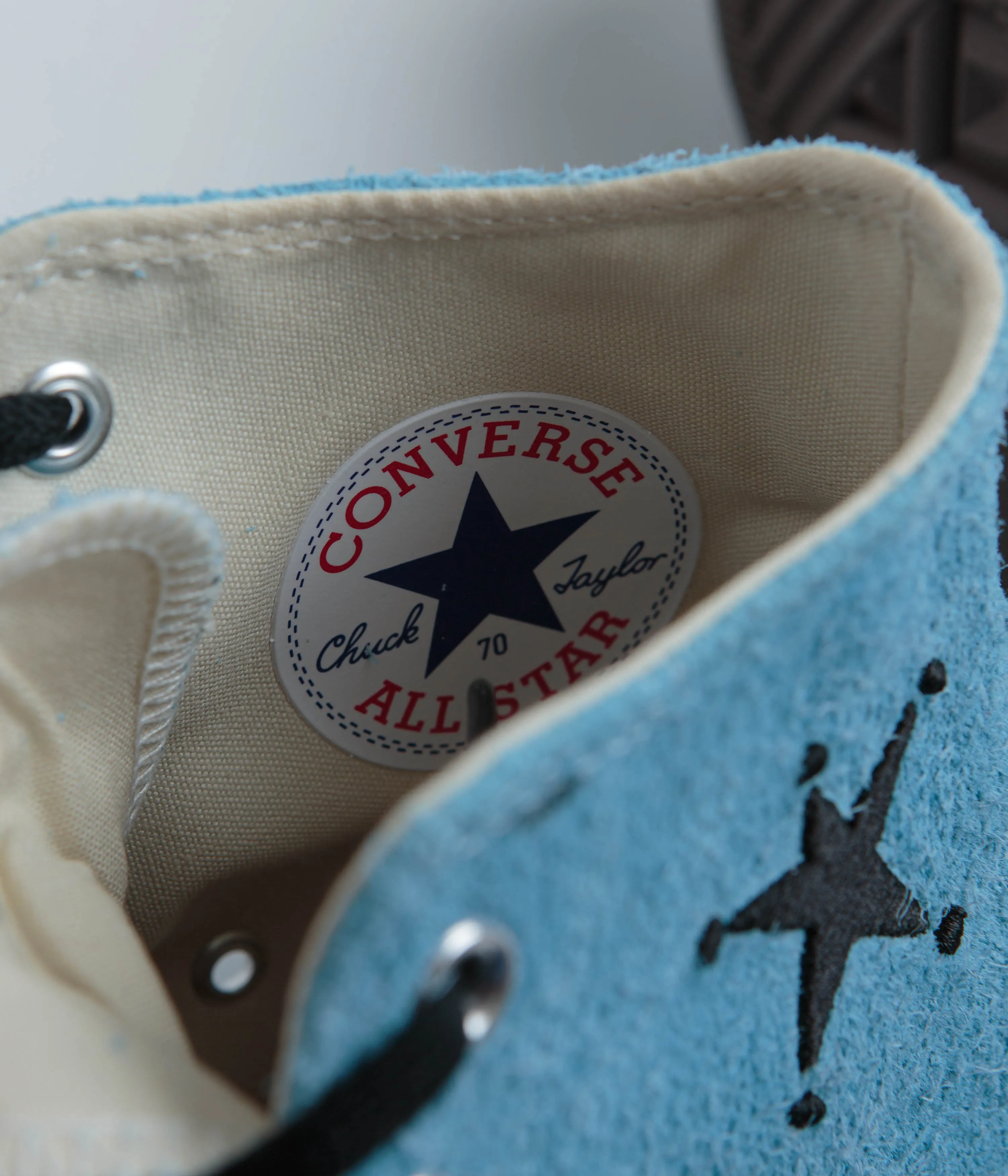 Converse x Stussy Chuck 70 Hi Shoes - Sky Blue