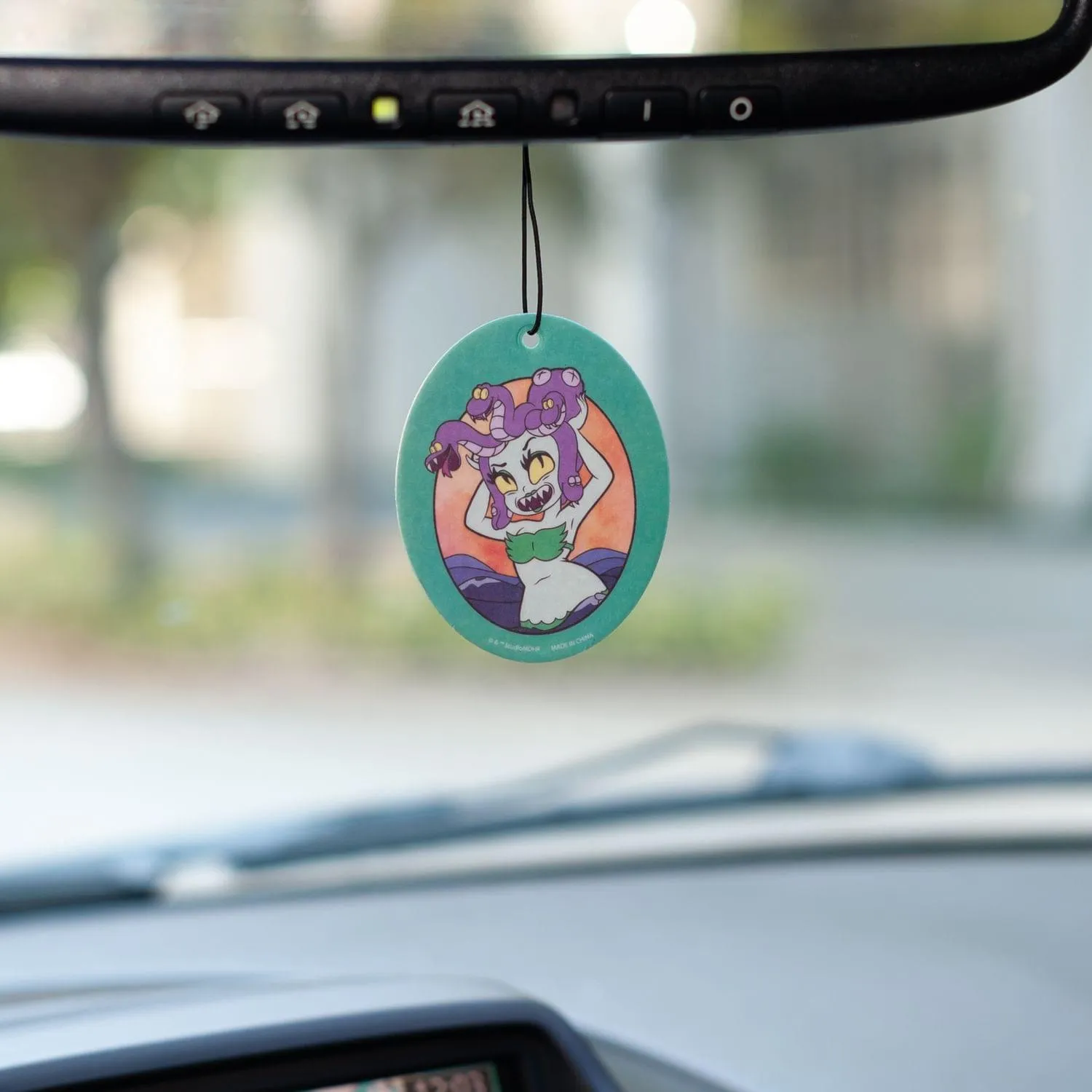 Cuphead Cala Maria Mermaid Boss Hanging Air Freshener, Vanilla Scent