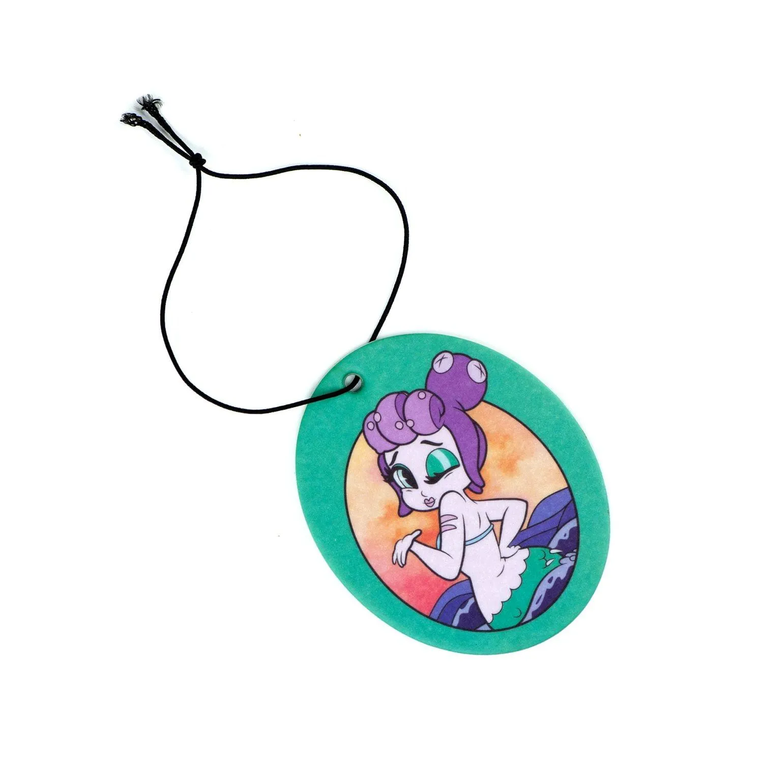 Cuphead Cala Maria Mermaid Boss Hanging Air Freshener, Vanilla Scent