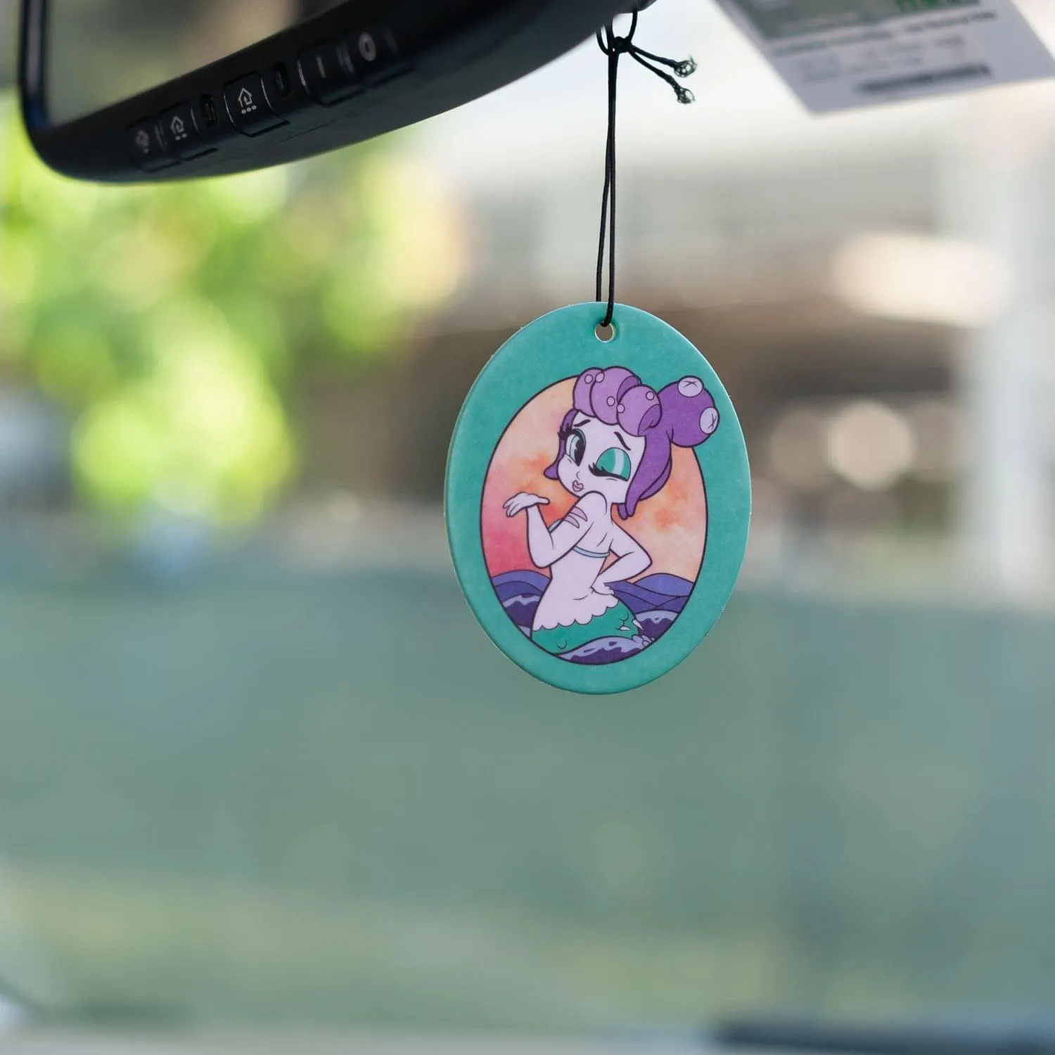 Cuphead Cala Maria Mermaid Boss Hanging Air Freshener, Vanilla Scent