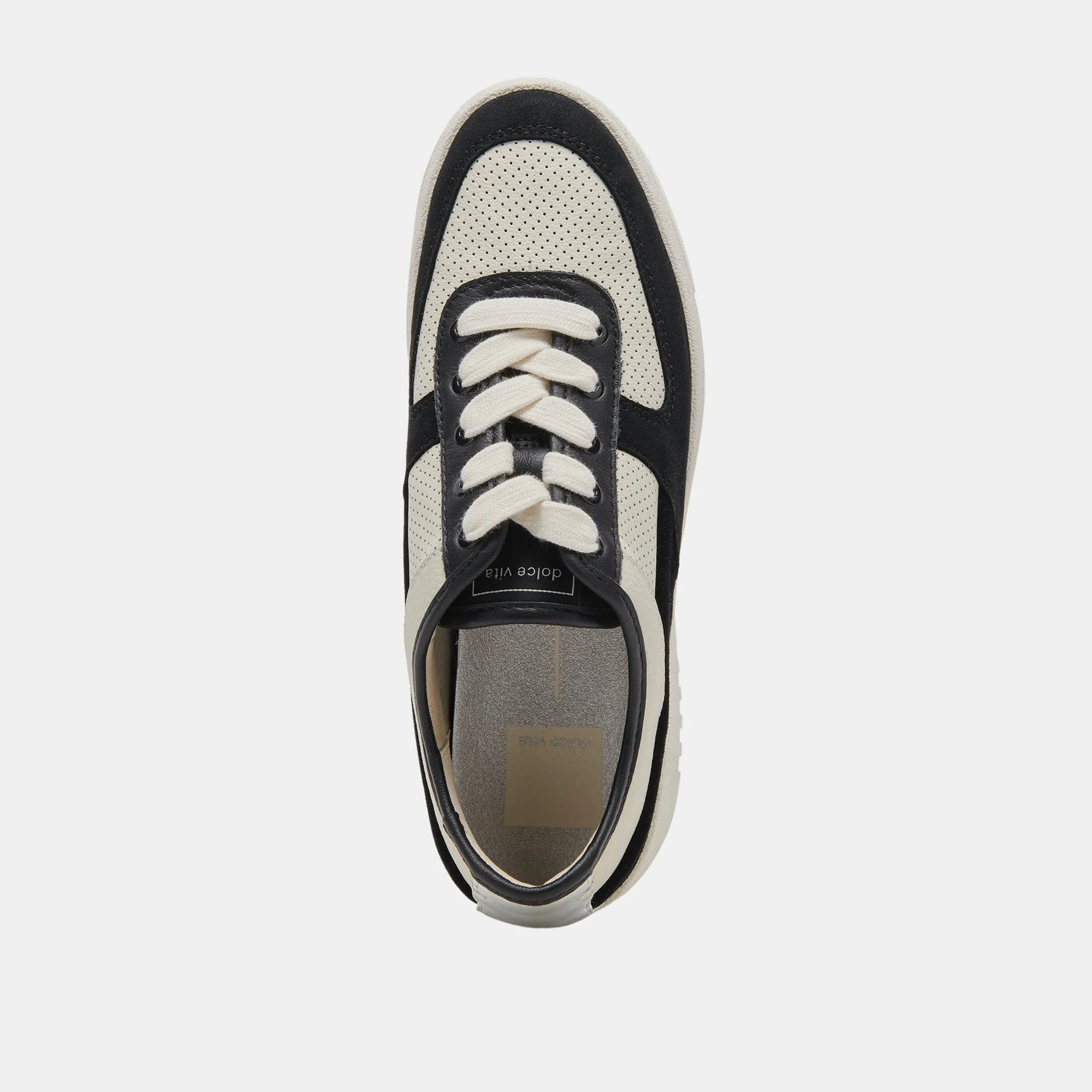 CYRIL SNEAKERS BLACK WHITE LEATHER