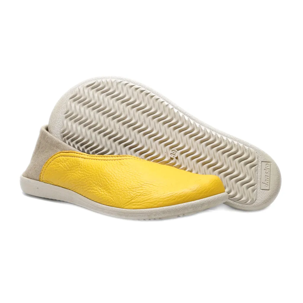 Dansko Loafers Leather Yellow Colour For Women