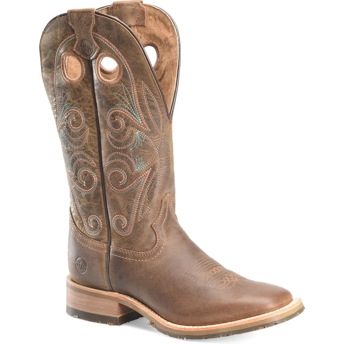 Double H Women's Grace 12" Wide ST Roper Work Boot - Brown - DH7030