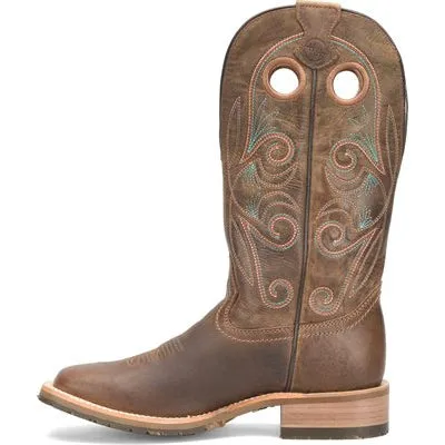 Double H Women's Grace 12" Wide ST Roper Work Boot - Brown - DH7030