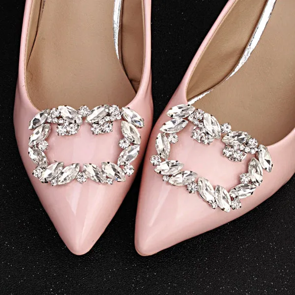 Elegant Square Decorative Shoe Buckle