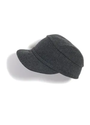 ESKILD | Mechanics Cap With Earflaps | Grey Melange