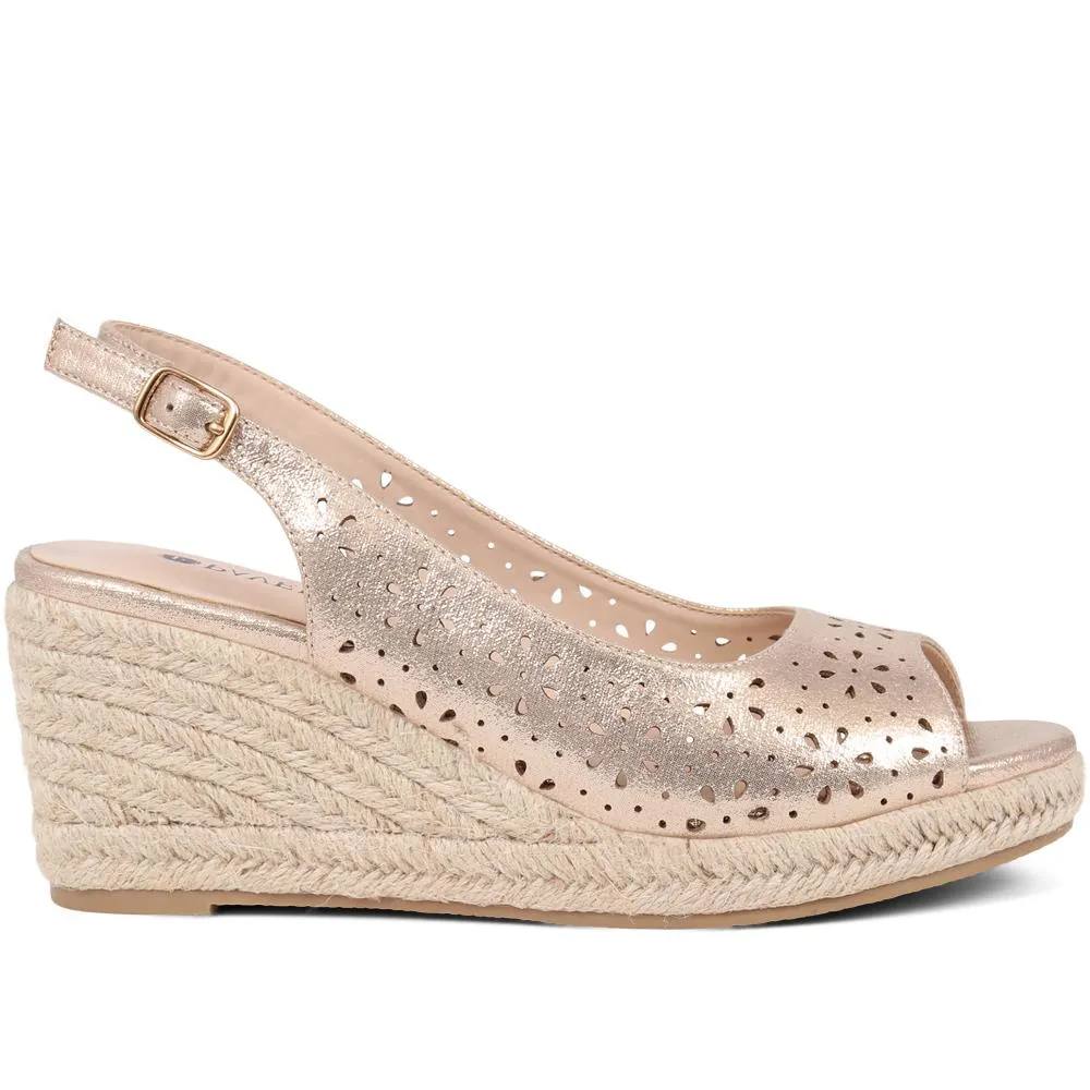 Espadrille Wedge Sandals - HUANG39003 / 324 901