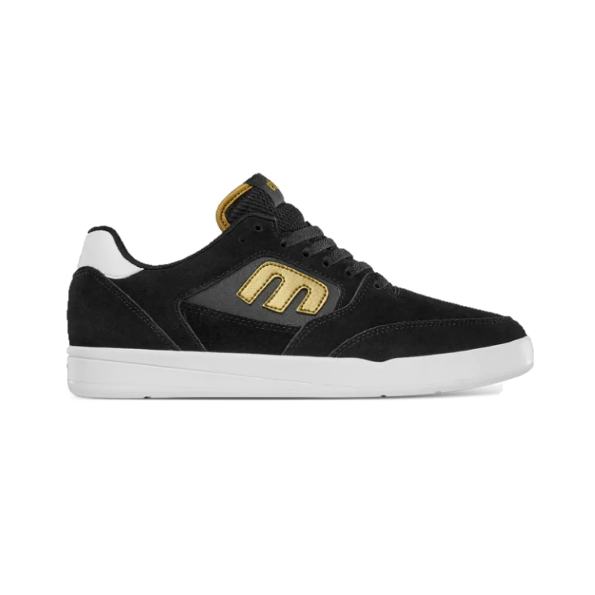 ETNIES 4101000516 973 VEER MICHELIN X AURELIEN GIRAUD MN'S (Medium) Black/Gold/White Suede, Synthetic & Textile Skate Shoes